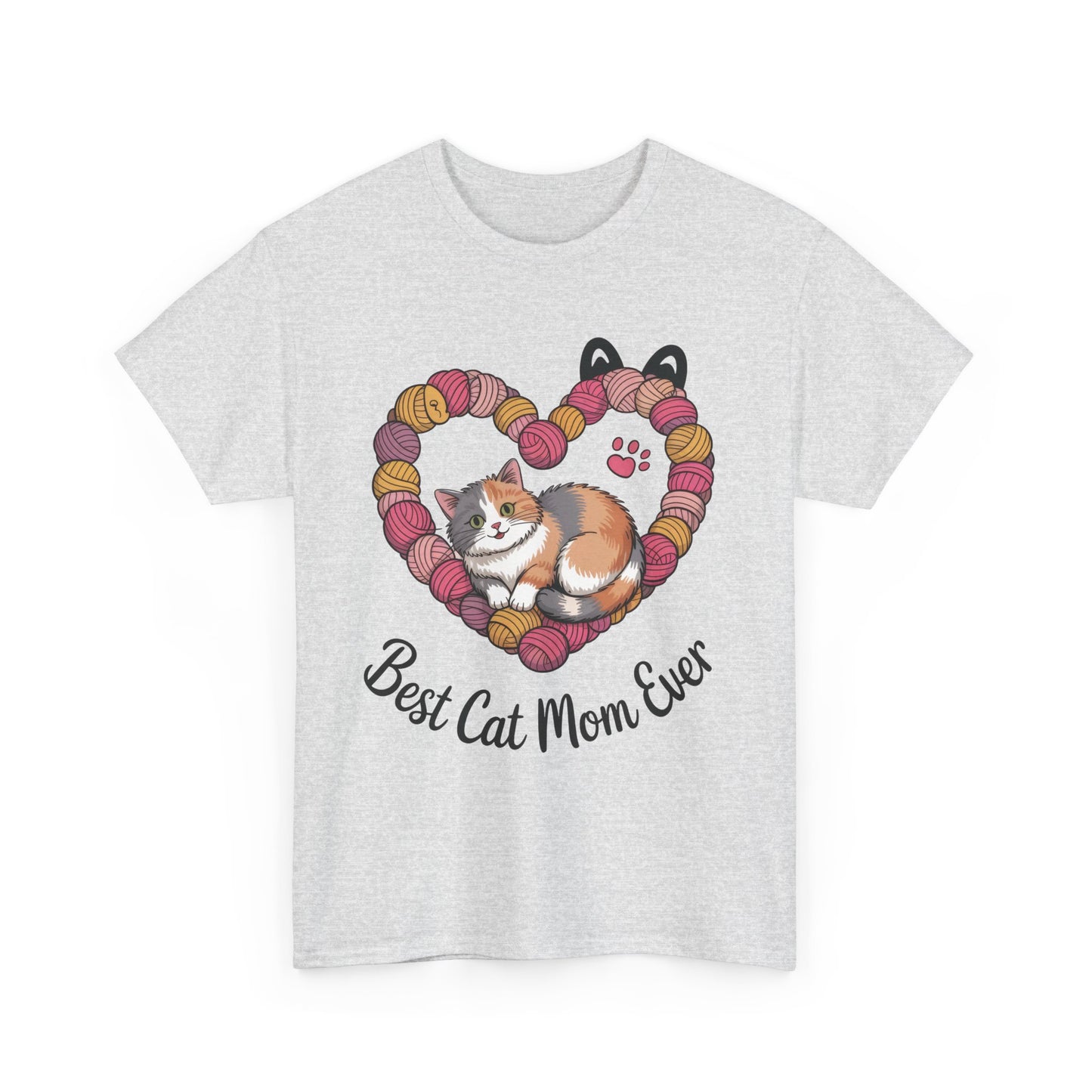 Best Cat Mom Ever T-Shirt, Cat Lover Gift, Pet Mom Shirt, Funny Animal Apparel, Cute Gift for Cat Moms, Gift for Cat Lovers, Kitty Mom Shirt