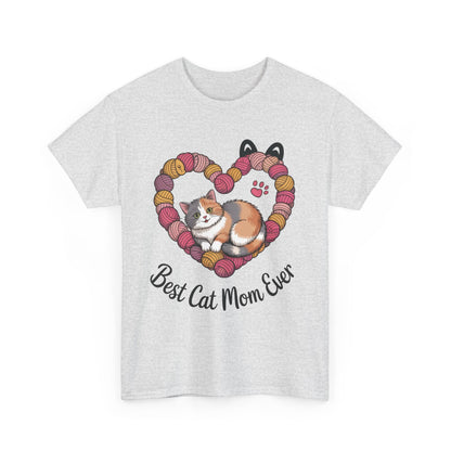 Best Cat Mom Ever T-Shirt, Cat Lover Gift, Pet Mom Shirt, Funny Animal Apparel, Cute Gift for Cat Moms, Gift for Cat Lovers, Kitty Mom Shirt