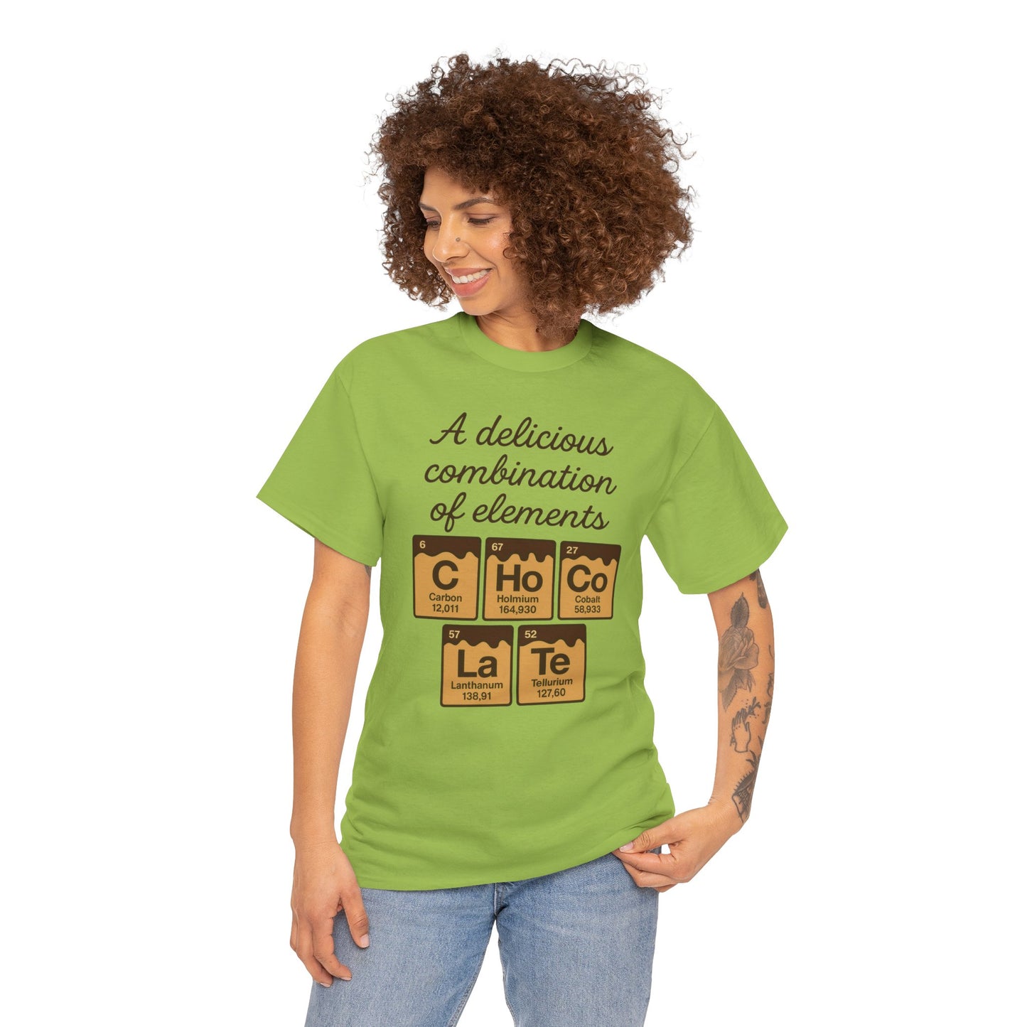Funny Womens Chocolate T-Shirt, Element Shirt, Sweet Science Gift for Her, Science Humor Shirt, Geeky Gift, Chemistry Inspired Tee