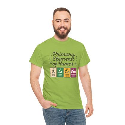 Funny Mens Science T-Shirt, Sarcasm Element of Humor Tee, Periodic Table Nerd Shirt for Him, Humor T-Shirt, Periodic Table Chemistry Humor
