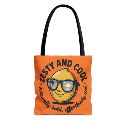 Zesty Lemon Tote Bag - Fun & Bold Carry-All for Everyday Use, Summer, Beach Days, Gifts, Eco-Friendly Shopping, Large Tote Bag
