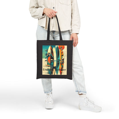 Endless Summer Surf Tote Bag, Beach Bag, Eco-Friendly Shopping Tote, Summer Accessories, Gift for Surfers, Casual Everyday Bag