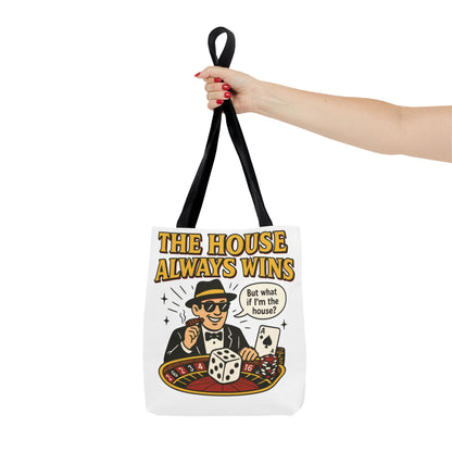 Casino Vibes Tote Bag, Fun Gift for Gamblers, Everyday Use, Travel Accessory, Stylish Shopping Bag, Unique Gambling Merch