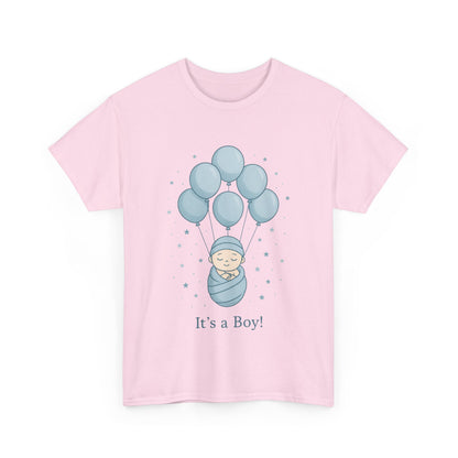 Its a Boy Maternity T-Shirt, Baby Boy Pregnancy Announcement Shirt, Gender Reveal Mom To Be Gift, Expecting Baby Shower Tee