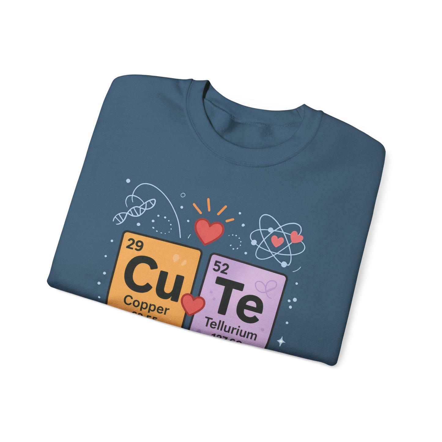 Cute Chemistry Sweatshirt for Women, Periodic Table Sweatshirt, Chemistry Gift for Her, Gift for Science Lovers, Valentine's Day Sweatshirt