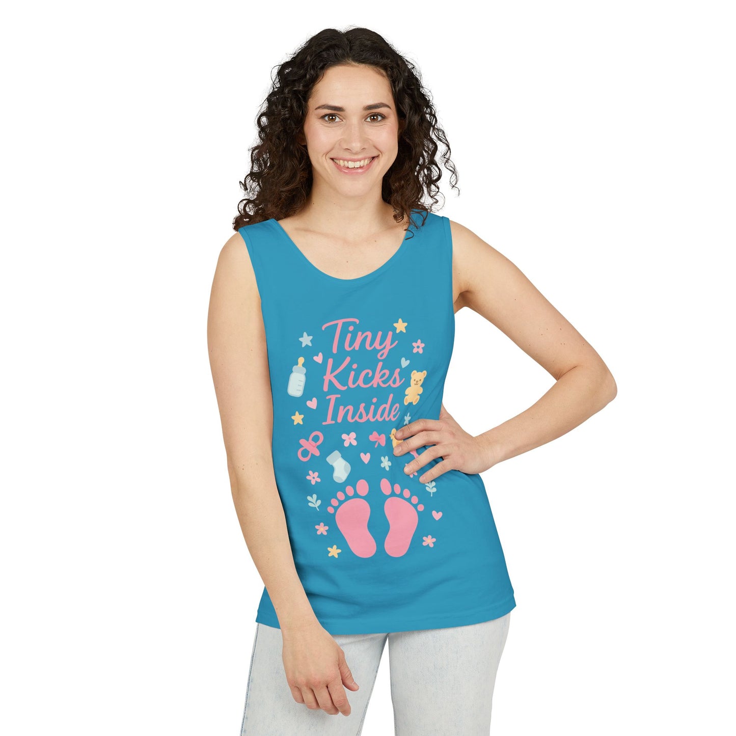 Maternity Tank Top Pregnancy Announcement Shirt, Cute Mom To Be Gift, Expecting Baby Gift, Pregnancy Reveal Top, Baby Shower Shirt