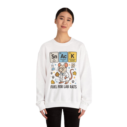 Lab Rat Science Sweatshirt, Science Crewneck, Funny Gift for Teachers, Chemistry Sweatshirt, Cute Lab Rat Design, Perfect for Birthdays