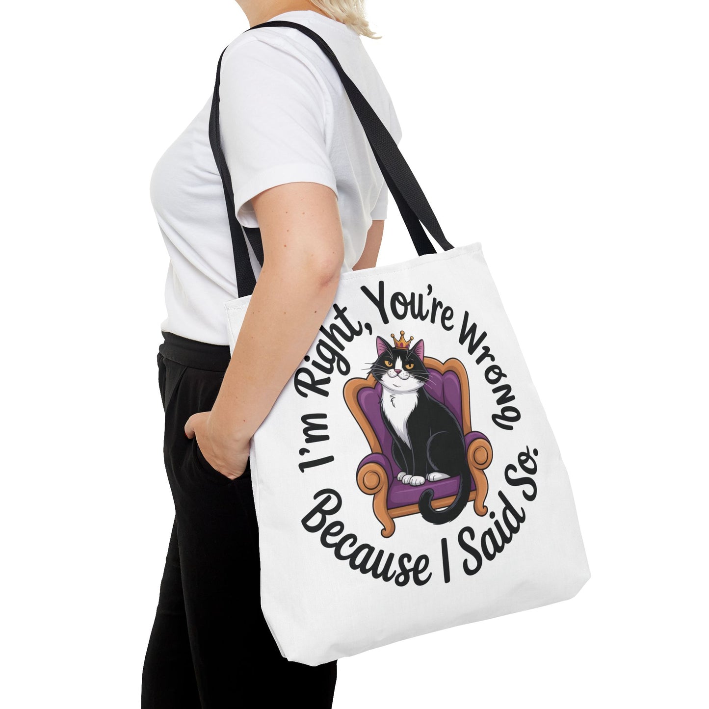 Funny Cat Tote Bag, Pet Lover Gift, Cat-Themed Shopper, Birthday Gift, Cute Animal Tote, Oversized Beach Bag