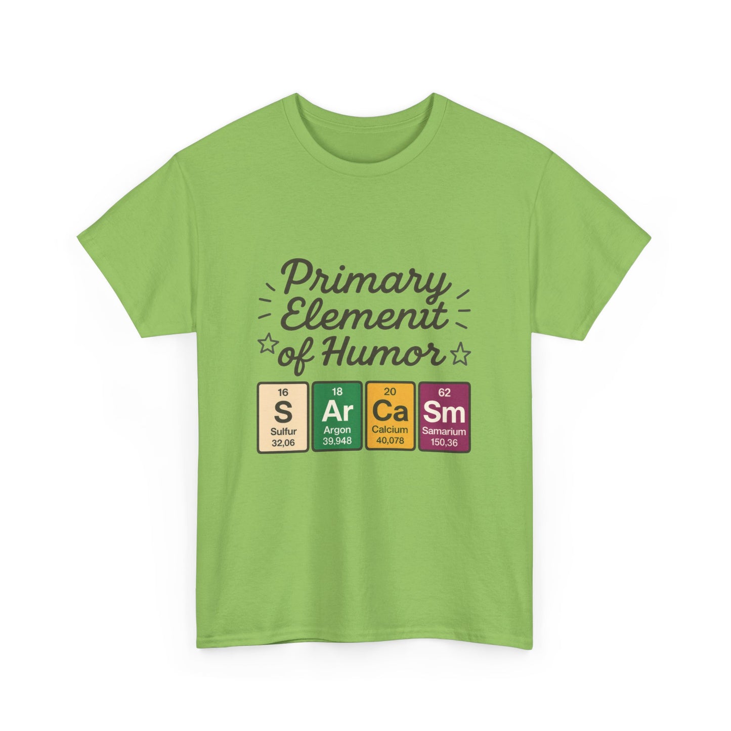 Funny Womens Sarcasm T-Shirt, Element of Humor Tee, Science Nerd Shirt, Chemistry Humor Tee, Gift for Science Lovers, Science Party Apparel