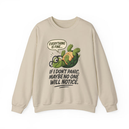 Casual Humor Unisex Sweatshirt, Perfect Gift for Anxiety Relief, Social Anxiety Joke, Quirky Graphic Sweatshirt, Introvert Humor Gift