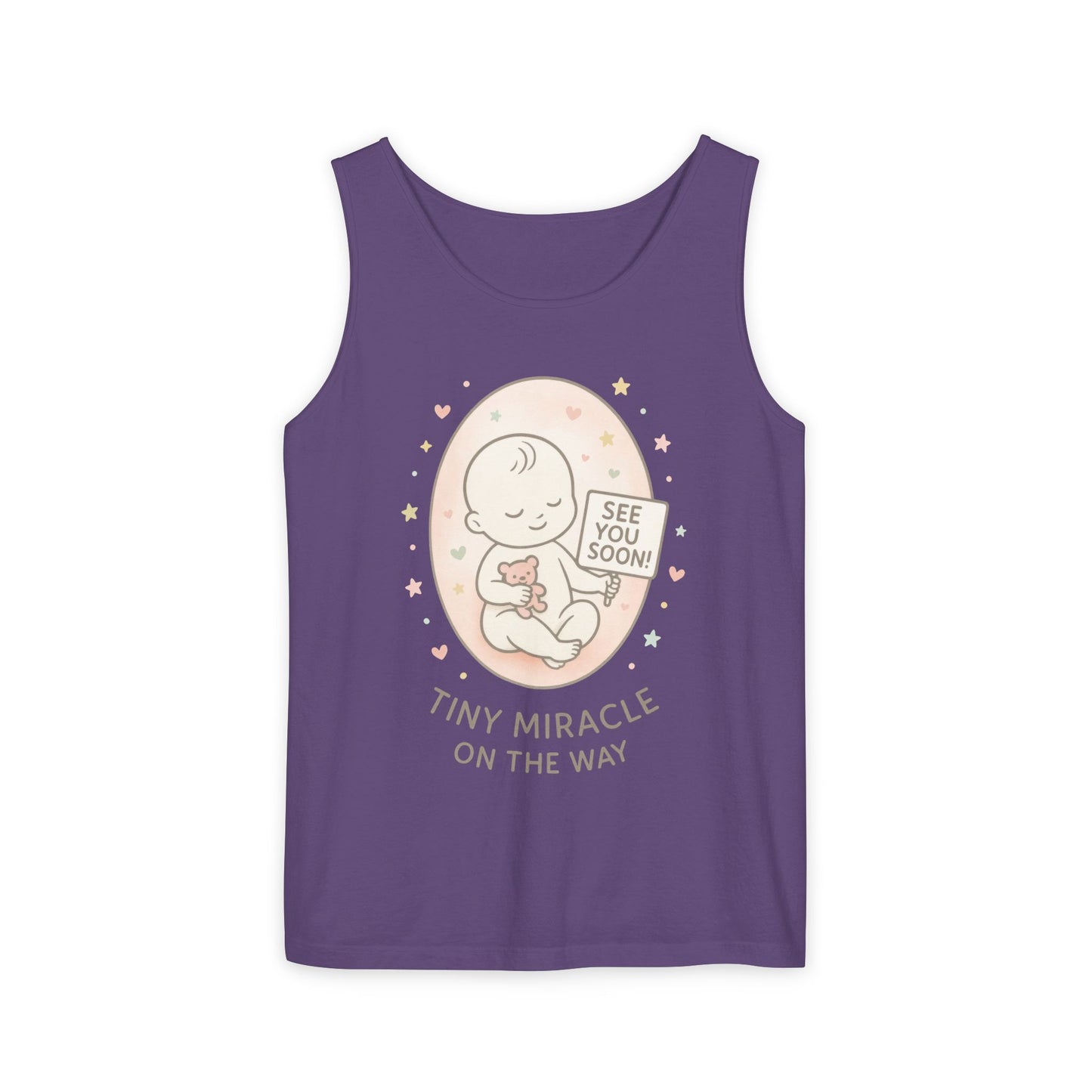 Coming Soon Maternity Tank Top, Cute Baby Pregnancy Announcement Shirt, Expecting Mom Gift, Gender Reveal Tee, Baby Shower Gift