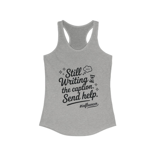 Funny Influencer Womens Tank, Social Media Tee, Workout Shirt, Gym Top, Gift Social Media Lovers, Gift for Content Creators Influencers