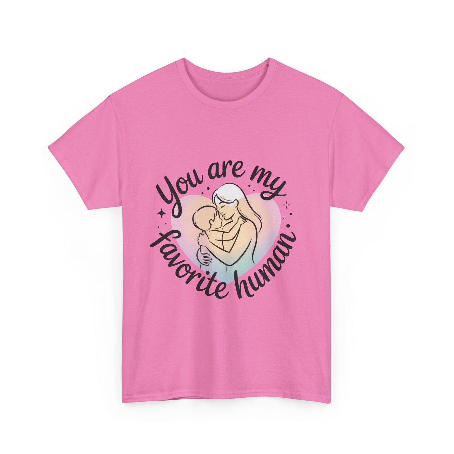 You Are My Favorite Human T-Shirt, Cute Mother and Child Shirt, Gift for Mom or Baby Shower, Mother's Day Gift