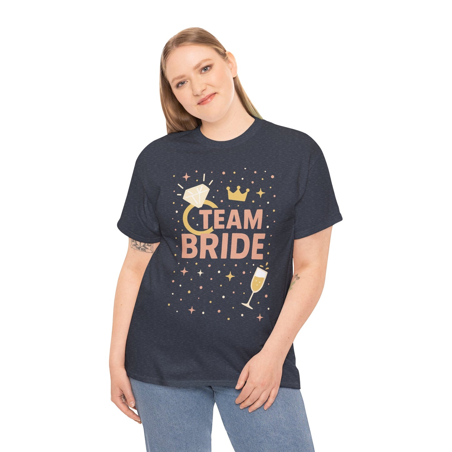 Team Bride T-Shirt, Bachelorette Party Tee, Bridesmaid Wedding Tee, Hen Party Matching Shirts, Bridal Shower,  Bridesmaids Gift