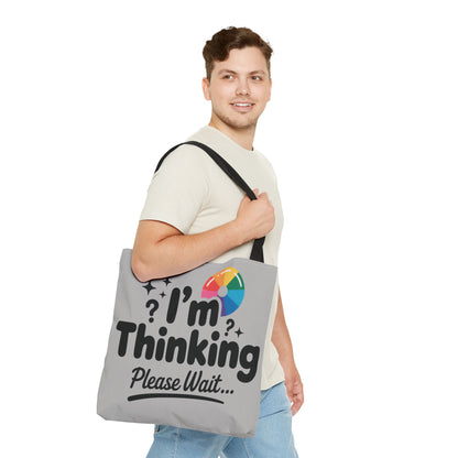 Whimsical Thinking Tote Bag, Funny Gift, Carry-All for Daily Use, Ideal for Birthdays and Graduations, Work or School Tote for Women and Men