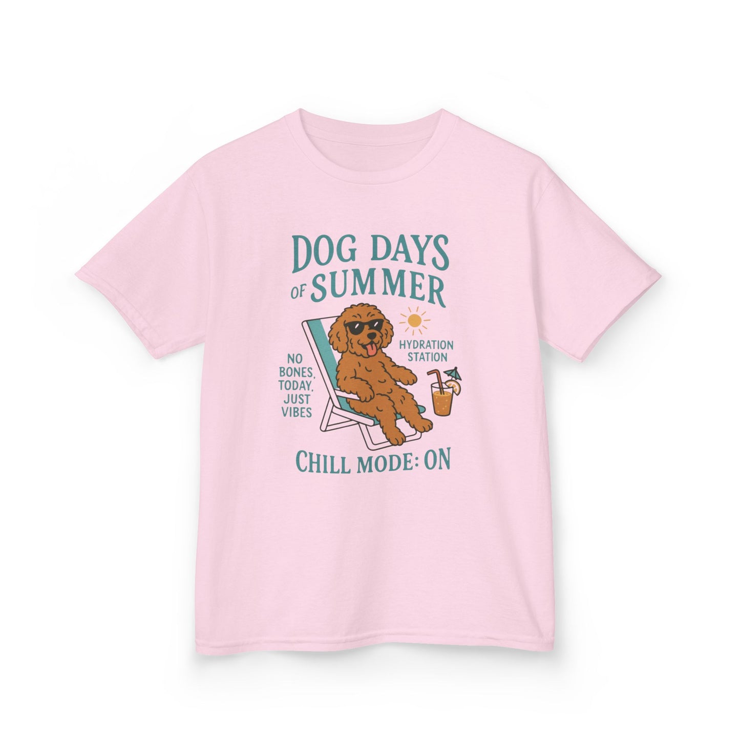 Summer Chill Kids Tee | Fun Playful T-Shirt for Boys & Girls, Perfect for Summer Days, Beach Outings, Gifts, Casual Wear