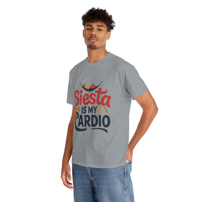 Siesta Is My Cardio Funny Mens T-Shirt Spain Humor Tee, Siesta Shirt, Siesta Culture Gift