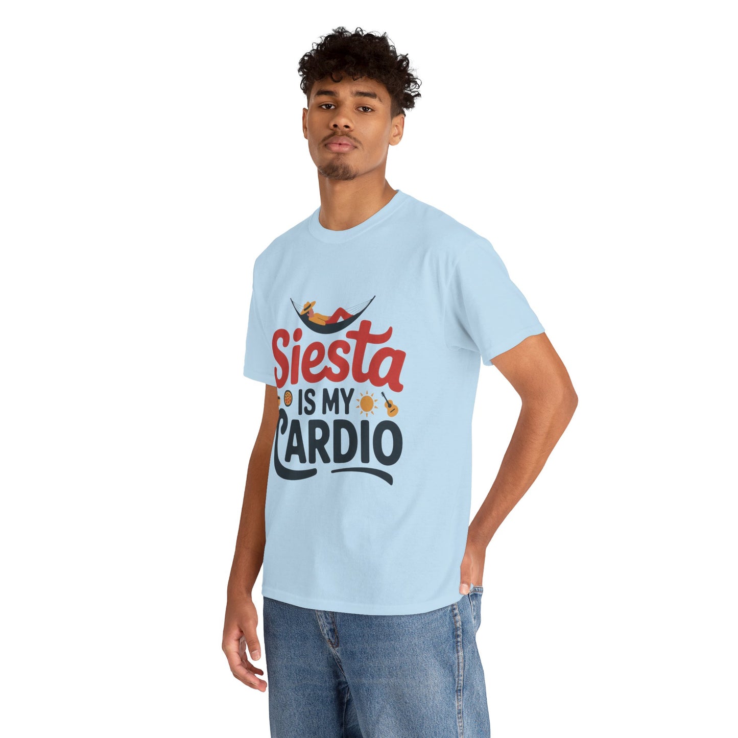 Siesta Is My Cardio Funny Mens T-Shirt Spain Humor Tee, Siesta Shirt, Siesta Culture Gift