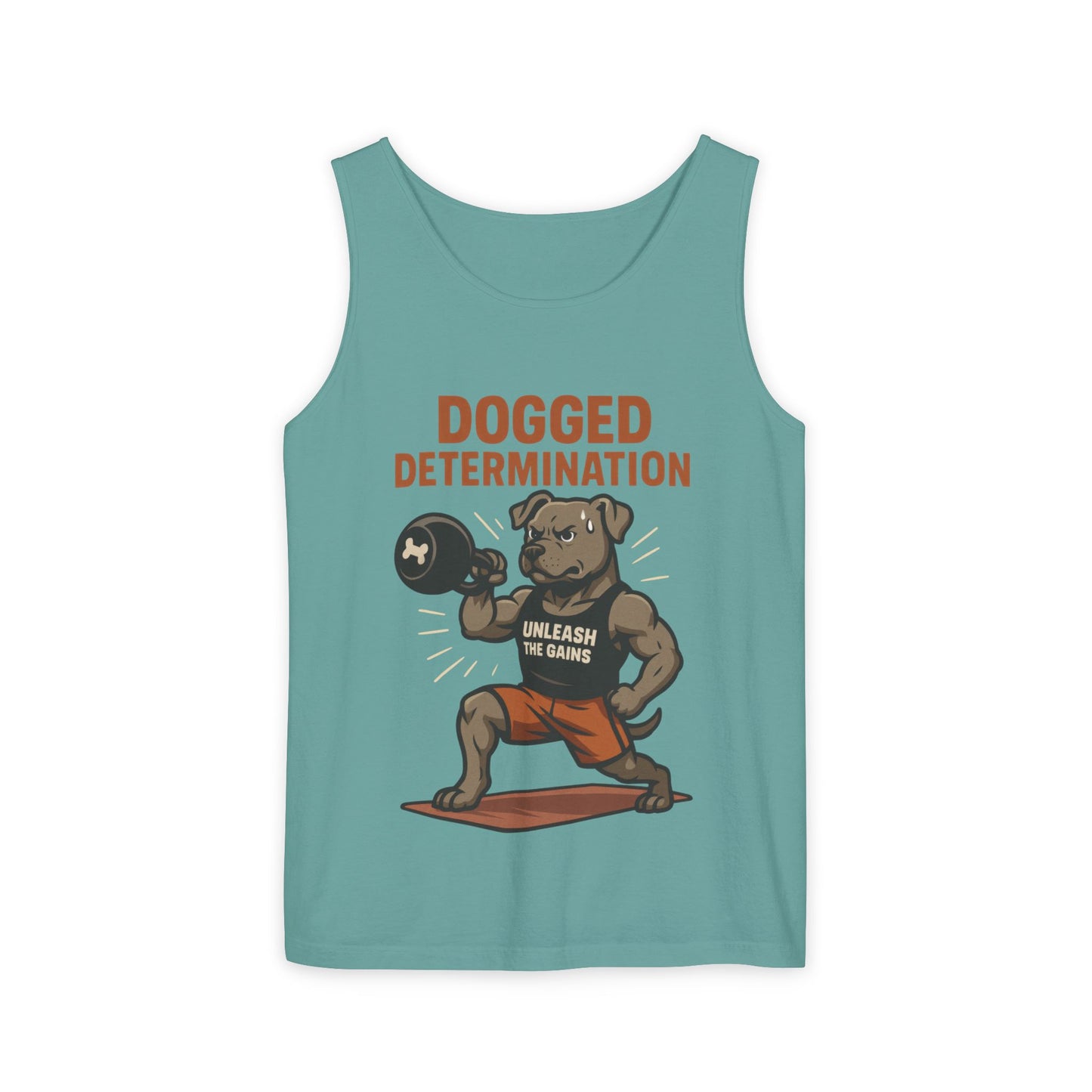 Funny Gym Dog Tank Top for Men, Workout Bulldog Graphic Tee, Fitness Motivation Shirt, Dog Lover Gift, Gym Wear, Fitness Tank Top