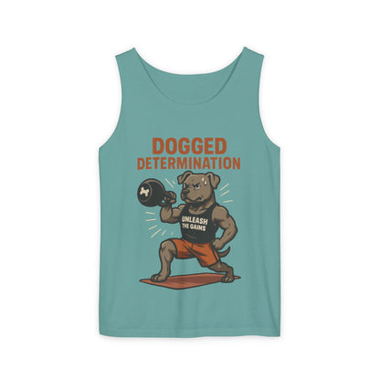 Funny Gym Dog Tank Top for Men, Workout Bulldog Graphic Tee, Fitness Motivation Shirt, Dog Lover Gift, Gym Wear, Fitness Tank Top