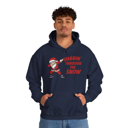 Dabbin Santa Men's Christmas Hoodie, Funny Holiday Sweatshirt