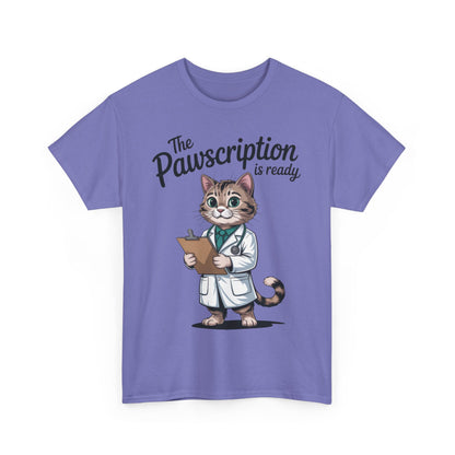 Funny Doctor Cat Tee, Unisex Tee, Veterinary Gift, Medical Student and Medical Workers Gift, Animal Doctor Graphic Tee, Cat Lover Apparel
