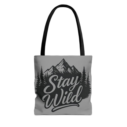 Stay Wild Tote Bag | Eco-friendly Shopping Bag, Adventure Tote, Outdoor Enthusiast Gift, Stylish Carryall, Perfect for Summer Adventures