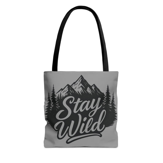 Stay Wild Tote Bag | Eco-friendly Shopping Bag, Adventure Tote, Outdoor Enthusiast Gift, Stylish Carryall, Perfect for Summer Adventures