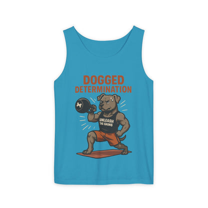 Funny Gym Dog Tank Top for Men, Workout Bulldog Graphic Tee, Fitness Motivation Shirt, Dog Lover Gift, Gym Wear, Fitness Tank Top