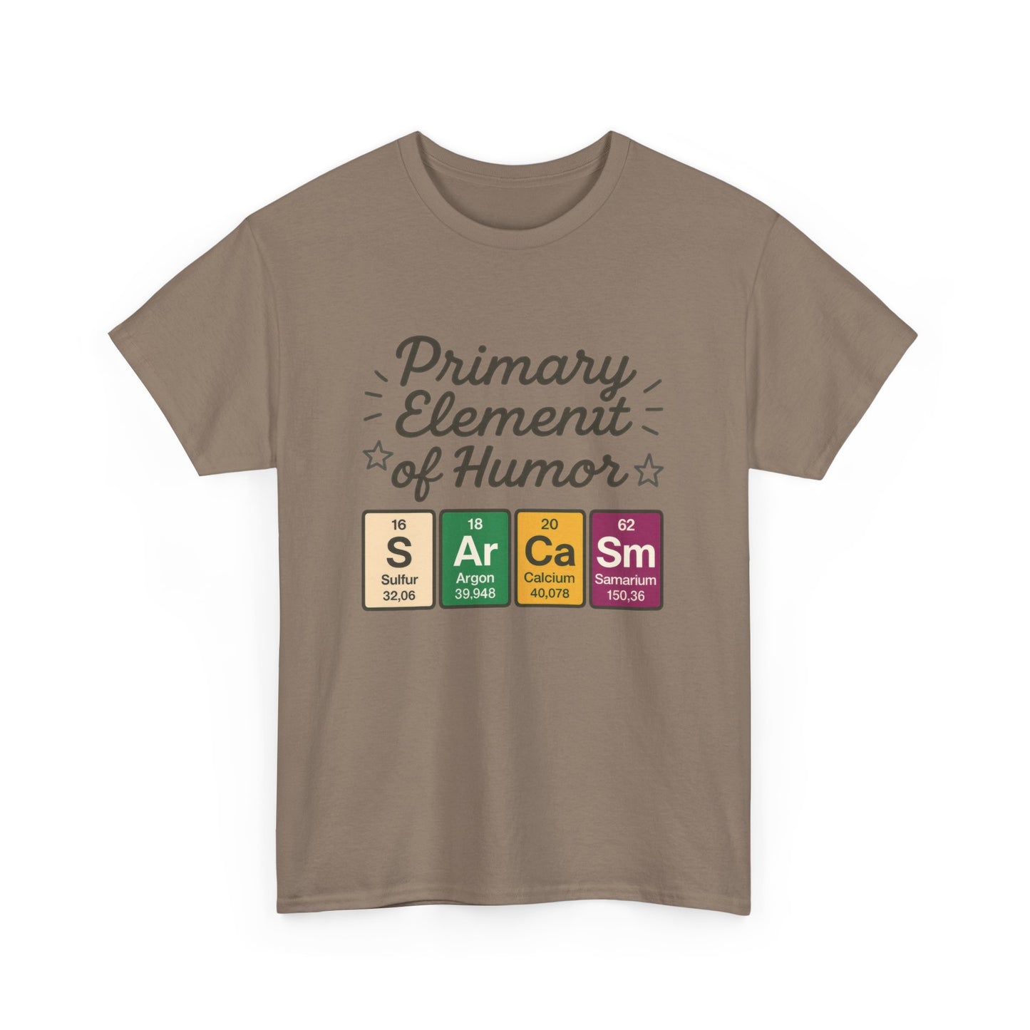 Funny Mens Science T-Shirt, Sarcasm Element of Humor Tee, Periodic Table Nerd Shirt for Him, Humor T-Shirt, Periodic Table Chemistry Humor