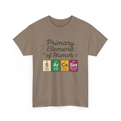 Funny Mens Science T-Shirt, Sarcasm Element of Humor Tee, Periodic Table Nerd Shirt for Him, Humor T-Shirt, Periodic Table Chemistry Humor
