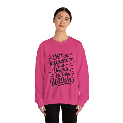 Funny Womens Crewneck Sweatshirt, Sarcastic Motivational shirt, influencer sweater, instagram girl top, witty girl shirt, tiktok fashion