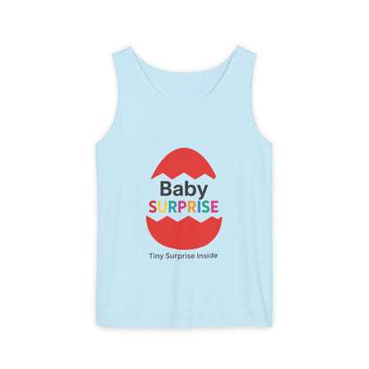 Baby Surprise Maternity Tank Top, Pregnancy Announcement Tank, Mom To Be Gift, Expecting Baby Reveal Top, Baby Shower Gift,Gender Reveal Tee