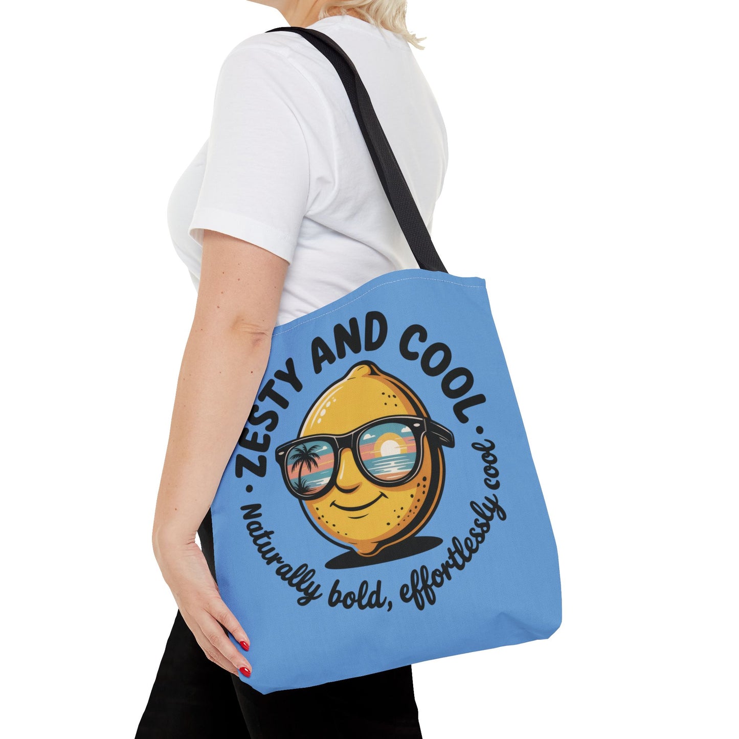 Zesty Lemon Tote Bag - Fun & Bold Carry-All for Everyday Use, Summer, Beach Days, Gifts, Eco-Friendly Shopping, Large Tote Bag