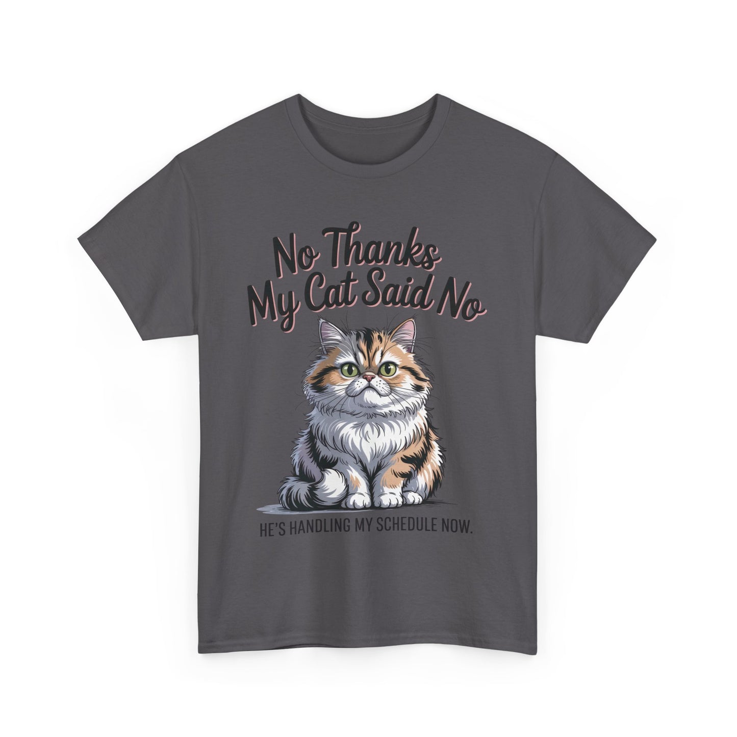 Funny Cat Quote Tee, Womens Heavy Cotton T-Shirt, Pet Lover Gift, Cute Cat Apparel, Cat Mom Tee, Quirky Animal Shirt, Humor