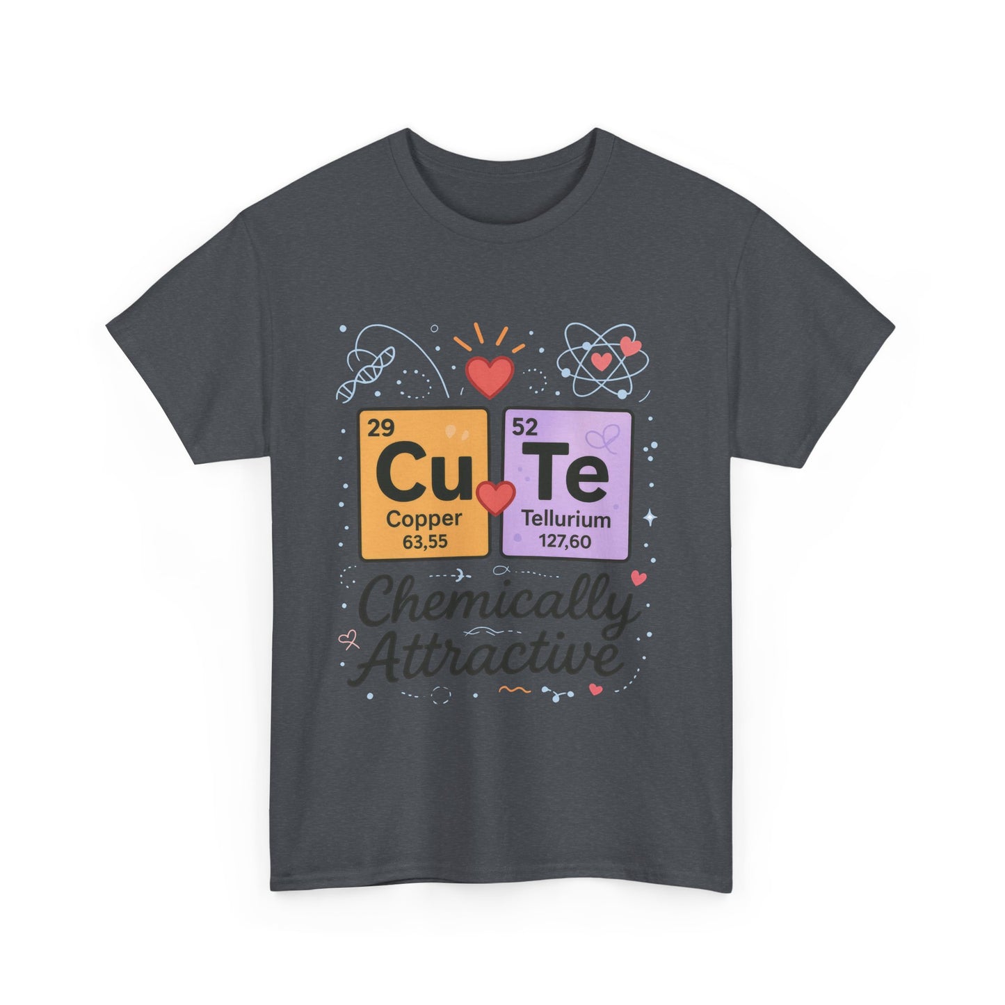 Cute Science T-Shirt for Women, Chemically Attractive Periodic Table Tee, Funny Nerdy Gift for Her, Chemistry Lover Gift, Science Apparel