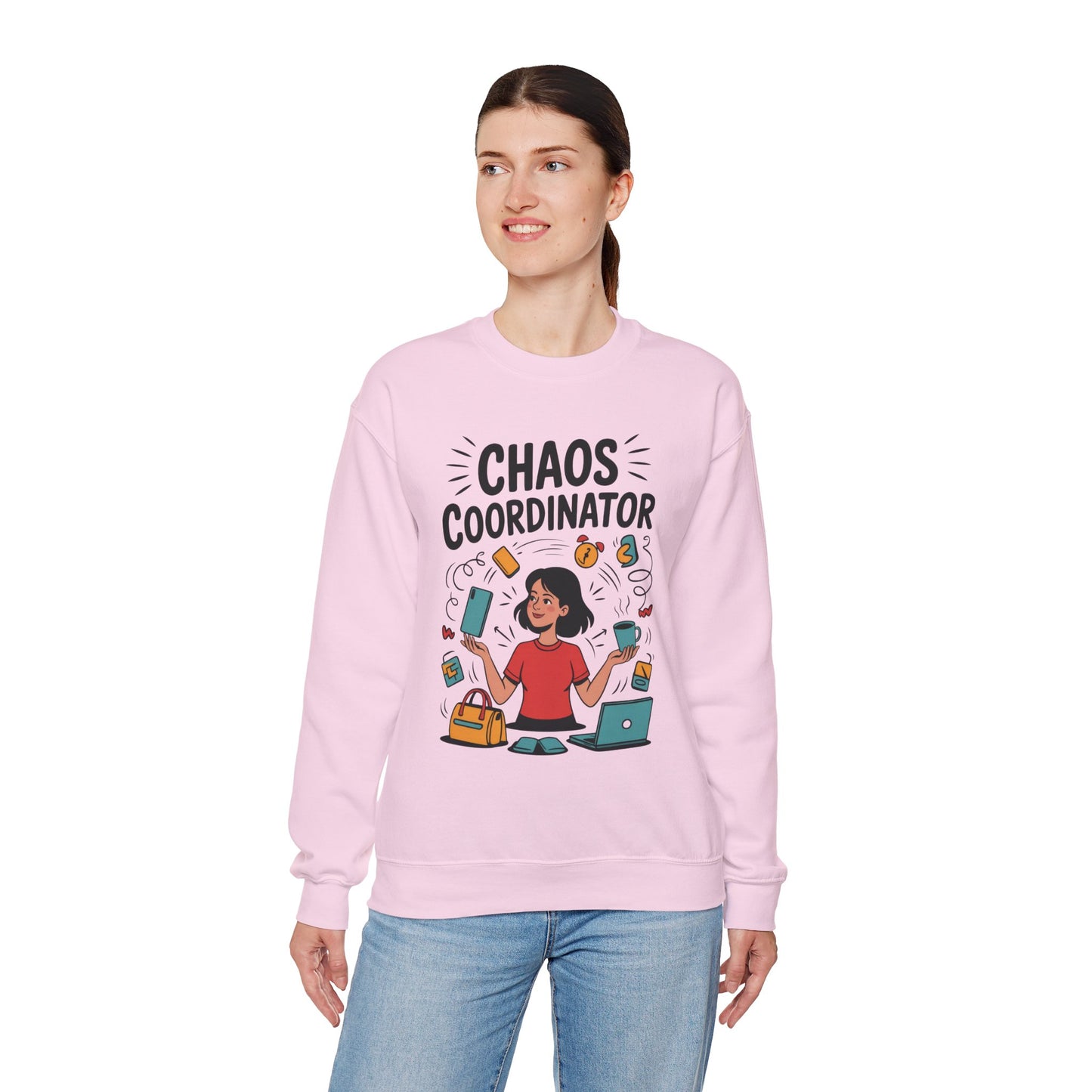 Chaos Coordinator Sweatshirt, Funny Mom Life Sweatshirt ,Gift for Busy Moms, Multitasking Mom Gift, Mom Life Sweatshirt, Mother's Day Gift