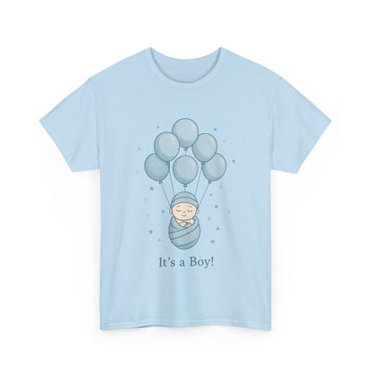 Its a Boy Maternity T-Shirt, Baby Boy Pregnancy Announcement Shirt, Gender Reveal Mom To Be Gift, Expecting Baby Shower Tee