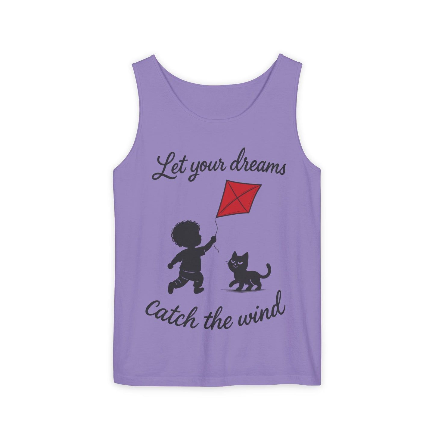 Dream-Catching Tank Top - Lightweight, Womens, Inspirational Graphic Tee, Summer Wear, Perfect Gift for Kids & Families