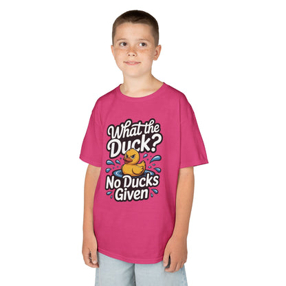 Funny Teen Duck Shirt, Kids Humor Tee, What The Duck Meme Tee, No Ducks Given Youth Tee, Sarcastic Rubber Duck Shirt, Cool Gift For Teens