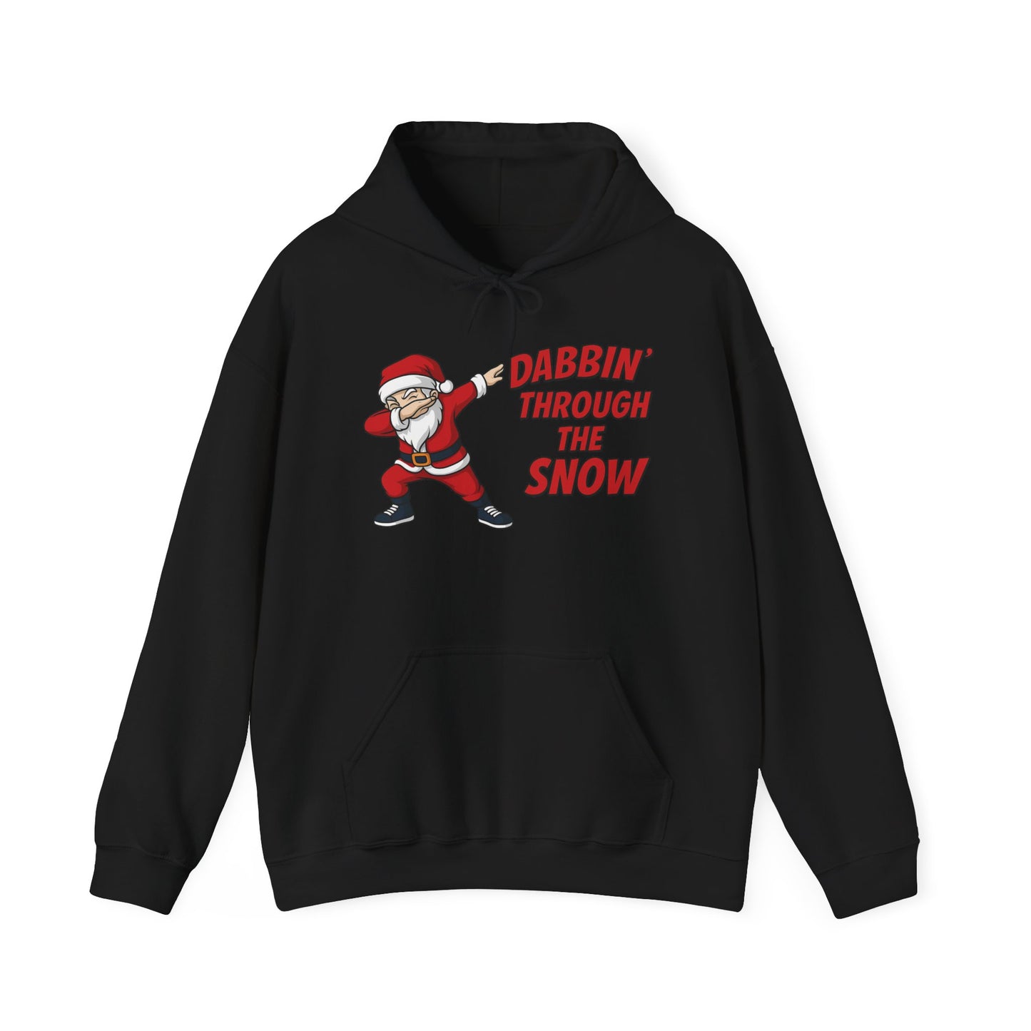 Dabbin Santa Men's Christmas Hoodie, Funny Holiday Sweatshirt