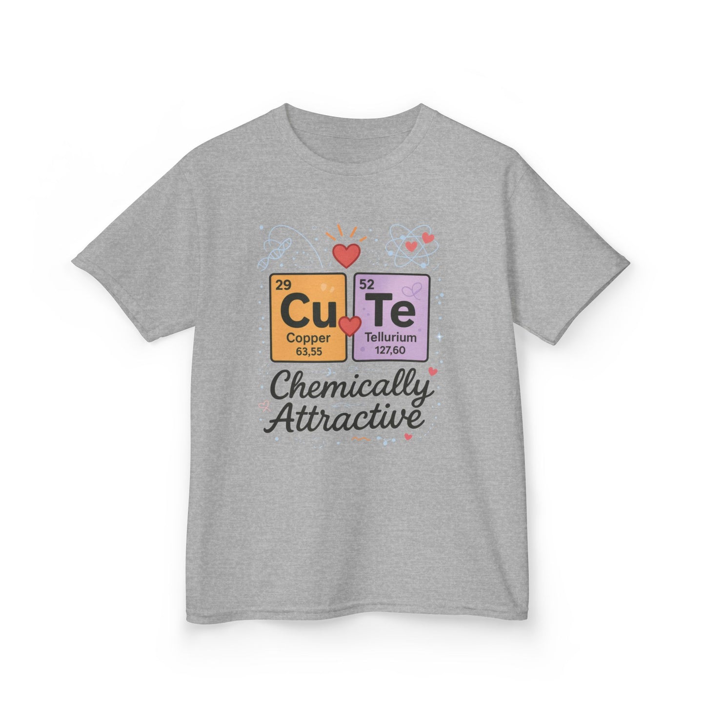 Cute Science Kids TeeT-Shirt, Periodic Table Tee, Funny Nerdy Gift for Young Girl, Cute Chemistry Young Girl T-Shirt, Classroom Wear