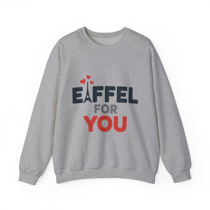 Womens Heavy Blend™ Crewneck Sweatshirt, Eiffel For You Romantic Paris Womens Sweatshirt