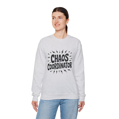 Chaos Coordinator Sweatshirt, Funny Gift for Moms, Mother's Day Gift, TeacherSweatshirt, Casual Graphic Tee, Women's Gift Idea