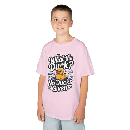Funny Teen Duck Shirt, Kids Humor Tee, What The Duck Meme Tee, No Ducks Given Youth Tee, Sarcastic Rubber Duck Shirt, Cool Gift For Teens