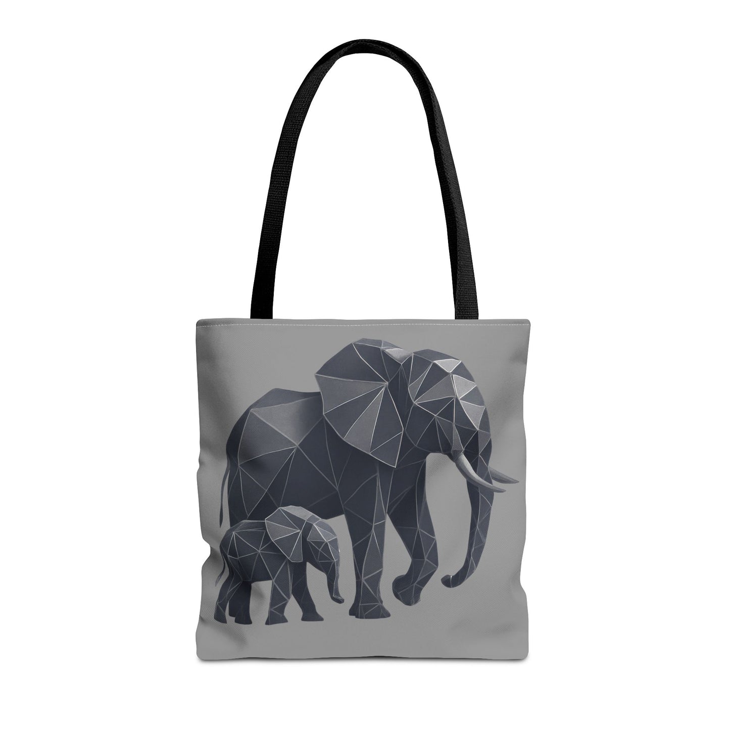 Elephant Geometric Tote Bag, Stylish Sustainable Bag, Boho Accessories, Animal Lover Gift, Canvas Shopping Bag, Beach Tote