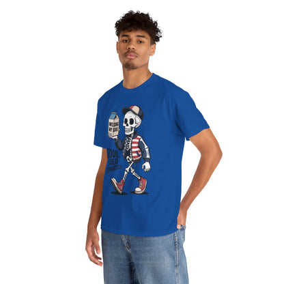 Funny Skeleton T-Shirt Soul Sold Separately Graphic Tee, Missing Soul Cartoon Shirt, Gothic Streetwear, Halloween Gift Tee