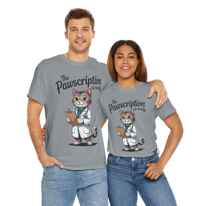 Funny Doctor Cat Tee, Unisex Tee, Veterinary Gift, Medical Student and Medical Workers Gift, Animal Doctor Graphic Tee, Cat Lover Apparel