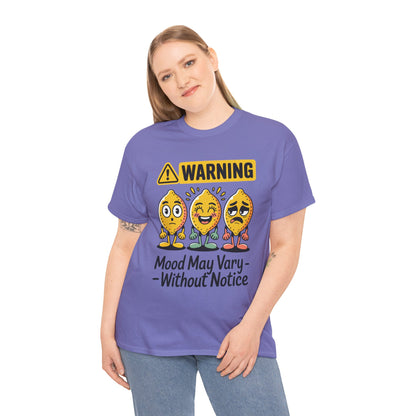 Mood Swing Women's T-shirt, Humorous Mood Warning Tee, Funny Cotton T-Shirt, Unisex Graphic Tee, Casual Wear, Gift for Friends
