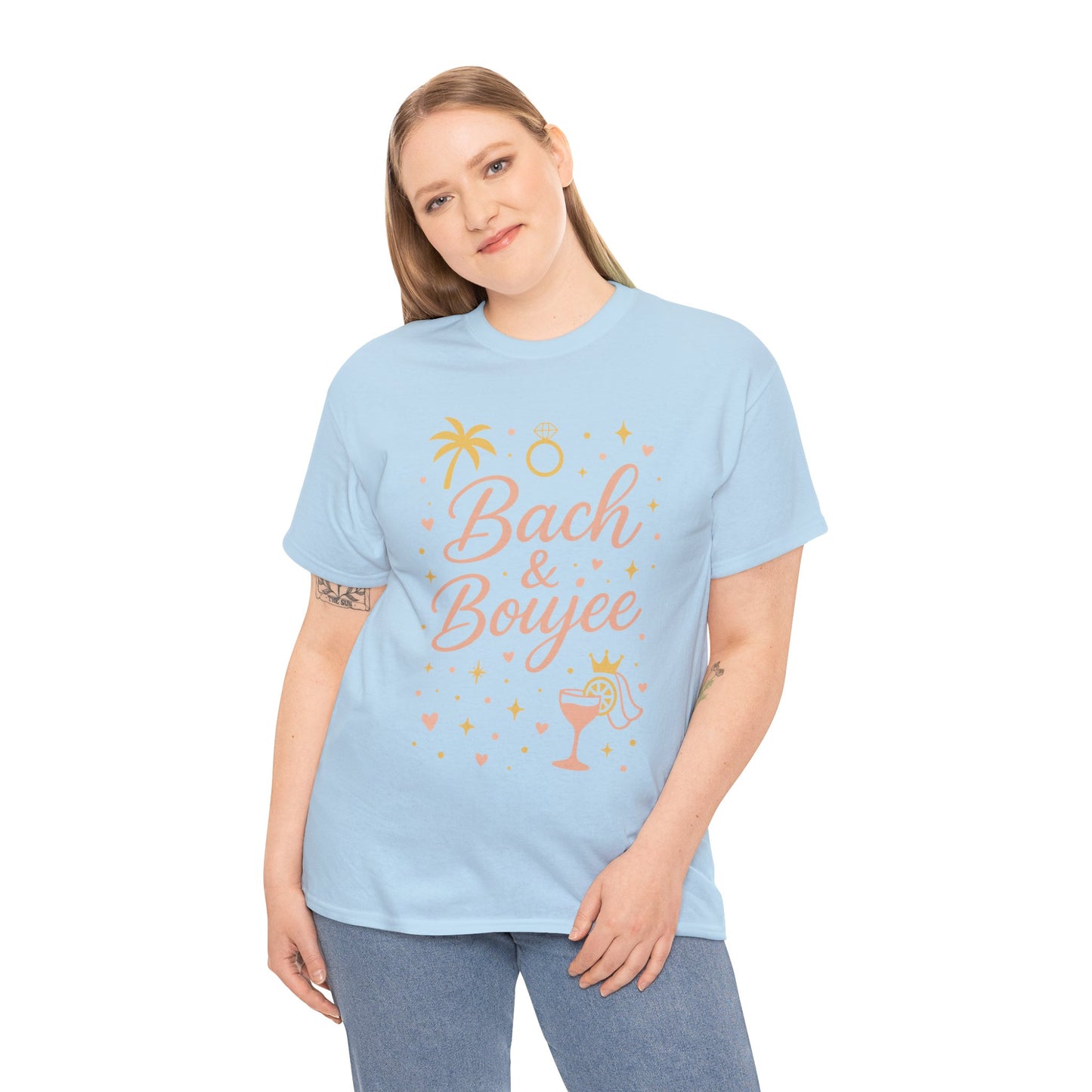 Bach & Boujee Bridal Party  Shirt, Bachelorette Party Tee, Bridesmaid Wedding Tee, Hen Party Top, Bridal Shower,  Bridesmaids Gift